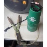 Cuprinol deck sprayer and a pair of shears. Not available for in-house P&P, contact Paul O'Hea at