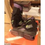 Pair of Italian Nordica ski boots, size 10. Not available for in-house P&P, contact Paul O'Hea at