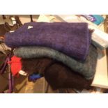 Quantity of mixed woolen scarves. Not available for in-house P&P, contact Paul O'Hea at Mailboxes on