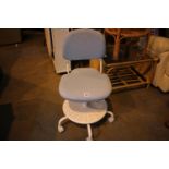 Small computer swivel chair. Not available for in-house P&P, contact Paul O'Hea at Mailboxes on