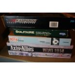 Kasparov computer chess game, solitaire, Axis and Allies WWI 1914 etc. P&P Group 2 (£18+VAT for