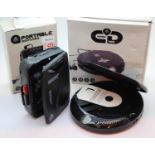 GPO Personal FM radio/ cassette player; GPO personal ?Discman? CD. P&P Group 2 (£18+VAT for the