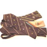 Four England cricket ties, dated 1980s. P&P Group 1 (£14+VAT for the first lot and £1+VAT for