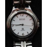 Ladies Rojas quartz wristwatch. P&P Group 1 (£14+VAT for the first lot and £1+VAT for subsequent