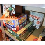 Selection of boxed games including Kerplunk, Scrabble etc. Not available for in-house P&P, contact