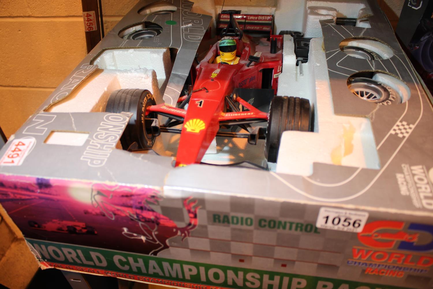 GD World Championship racing remote control F1 racing car. P&P Group 3 (£25+VAT for the first lot