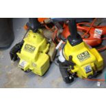 Two Mcculloch petrol garden strimmers, models 210 and 240. Not available for in-house P&P, contact