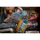 Box of 35 unopened children's toys. Not available for in-house P&P, contact Paul O'Hea at