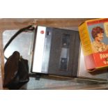 Sayo M-48M tape recorder and panorama illuminated slide viewer. P&P Group 2 (£18+VAT for the first
