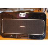 Bush DAB radio with docking station. P&P Group 2 (£18+VAT for the first lot and £3+VAT for