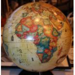 World Discover revolving world globe by Scan Globe of Denmark. Not available for in-house P&P,