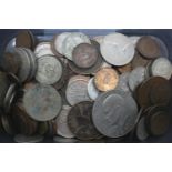 Selection of old world coinage including a 1974 American dollar coin. P&P Group 1 (£14+VAT for the