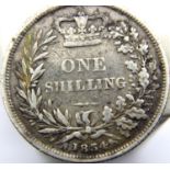 1834 - William IV Silver Shilling. P&P Group 1 (£14+VAT for the first lot and £1+VAT for