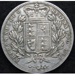 1844 - Young Head Victoria Crown - restrike. P&P Group 1 (£14+VAT for the first lot and £1+VAT for