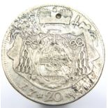 1774 - Bavarian States Silver Thaler - Hieronymus. P&P Group 1 (£14+VAT for the first lot and £1+VAT