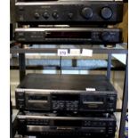 Sony Hi-Fi separates including amplifier TA-FE200, tuner ST-SE500, twin cassette deck TC-WE505, disc