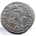 Roman Bronze coin - AE3 - Constantine dynasty - CHI RHO in field with Offering. P&P Group 1 (£14+VAT