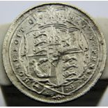 1816 - Silver Sixpence of King George III. P&P Group 1 (£14+VAT for the first lot and £1+VAT for