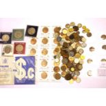 Large collection of predominantly New Zealand coins including cased commemoratives. P&P Group 1 (£