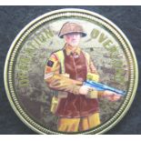 Operation Overlord - Gold Plated Westminster Commemorative medal. P&P Group 1 (£14+VAT for the first