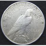 1922 - Silver American Peace Dollar. P&P Group 1 (£14+VAT for the first lot and £1+VAT for