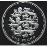 £1 mint 1997 English Lions. P&P Group 1 (£14+VAT for the first lot and £1+VAT for subsequent lots)