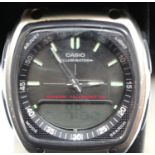 Boxed gents Casio illuminator wristwatch. P&P Group 1 (£14+VAT for the first lot and £1+VAT for