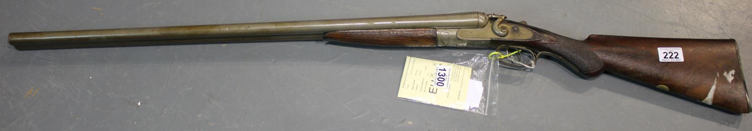 Double barrel twelve gauge shotgun by William of Birmingham, with current EC deactivation