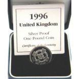 £1 mint 1996, Northern Ireland Celtic cross. P&P Group 1 (£14+VAT for the first lot and £1+VAT for