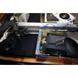 Very large photographic enlarger with table mounts and accessories, Rodenstock lens etc. Not