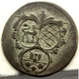 1801 - Bavarian States 1 Kreuzer. P&P Group 1 (£14+VAT for the first lot and £1+VAT for subsequent