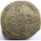 1757 - Silver Sixpence of King George 2nd. P&P Group 1 (£14+VAT for the first lot and £1+VAT for