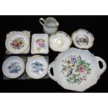 Named ceramics including Royal Worcester, Royal Doulton, Royal Crown Derby and Aynsley, some