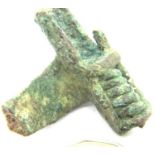 Roman Bronze bow Fibula. P&P Group 1 (£14+VAT for the first lot and £1+VAT for subsequent lots)