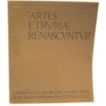 Artes Etruriae Renascuntor booklet relating to the establishment of the Etruria works, by Harry