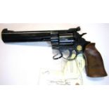 375 Magnum type revolver by Brocock Ltd, made in Germany, with deactivation certificate. P&P Group 2