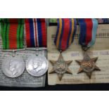 3533524 PTE H WEBSTER, West Yorks REGT, British WWII medal group comprising BWM, Defence medal,