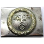 German WWII re-enactment NSKK belt buckle. P&P Group 1 (£14+VAT for the first lot and £1+VAT for