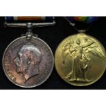 M21989 WMN 2 AG PEARCE RN, British WWI medal pair comprising BWM and Victory medal. P&P Group 1 (£