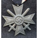 German WWII re-enactment War Merit Cross first class in bronze. P&P Group 1 (£14+VAT for the first