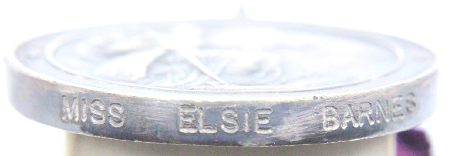 MISS ELSIE BARNES, a British first type Medal of the Order of the British Empire. P&P Group 1 (£14+ - Image 3 of 3