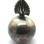 A chromed perpetual table lighter in the form of a grenade. P&P group 1 (£14 + VAT for the first lot