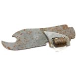 WWII Waffen SS Emergency Rations can opener. P&P Group 1 (£14+VAT for the first lot and £1+VAT for