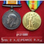 T4-056976 DVR J DUNCAN ASC, British WWI medal pair comprising BWM and Victory medal. P&P Group 1 (£