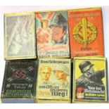 Six WWII German boxes of matches. P&P Group 1 (£14+VAT for the first lot and £1+VAT for subsequent
