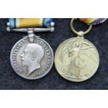 British WWI medal pair miniatures, comprising BWM and Victory medal. P&P Group 1 (£14+VAT for the