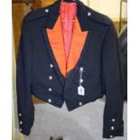 British Royal Artillery mess dress jacket in poor condition. P&P Group 3 (£25+VAT for the first