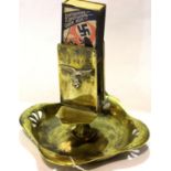 WWII German Luftwaffe Gegen England tabletop match box holder. P&P Group 1 (£14+VAT for the first