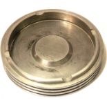 WWII Battle of Britain memorial ashtray made from a Spitfire Piston with a Polish Squadron logo. P&P
