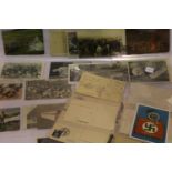 German WWI & II period postcards including photographic and artistic, thirty in total, some